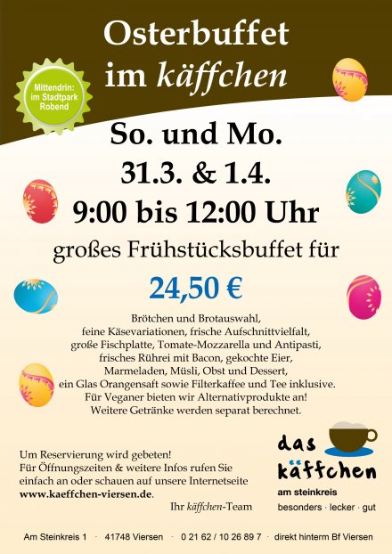 Plakat Osterbuffets
