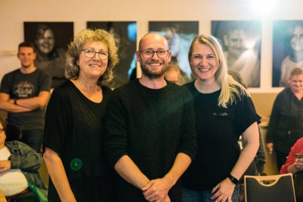 v.l.n.r.: Marianne Philipzig, André Sole-Bergers und Ines Schäfer